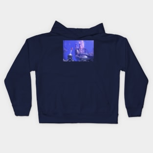 View of Pluto from Charon Kids Hoodie